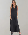 Elsa | Women’s V Neck Sleeveless Flowy Summer Maxi Dress