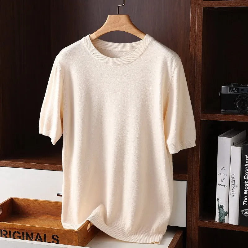 Emmanuel | Men's Crewneck Short Sleeve Summer Shirt