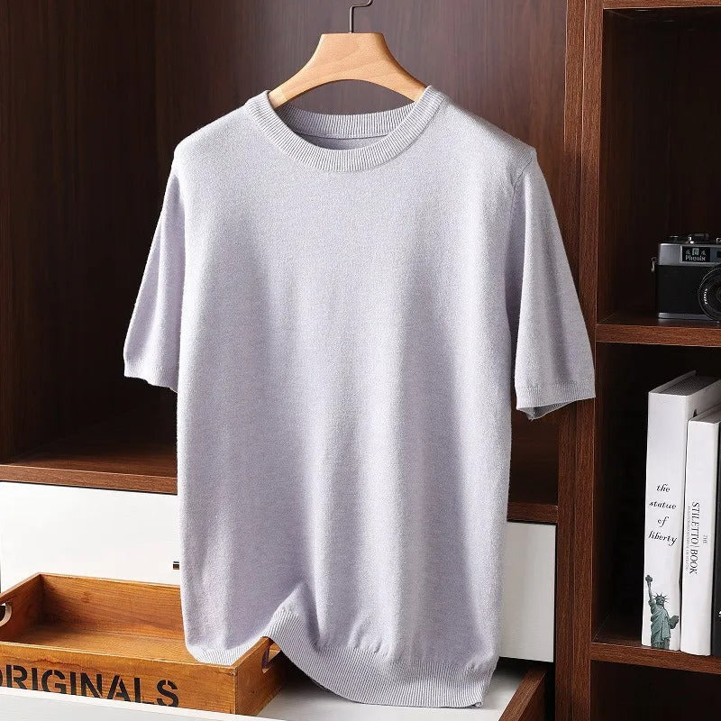 Emmanuel | Men's Crewneck Short Sleeve Summer Shirt