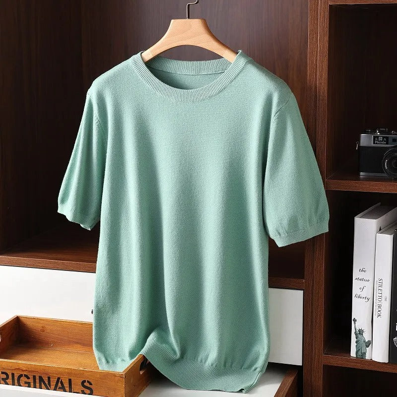 Emmanuel | Men's Crewneck Short Sleeve Summer Shirt