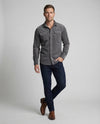 Emmett | Men's Fitted Collared Long Sleeve Dress Shirt