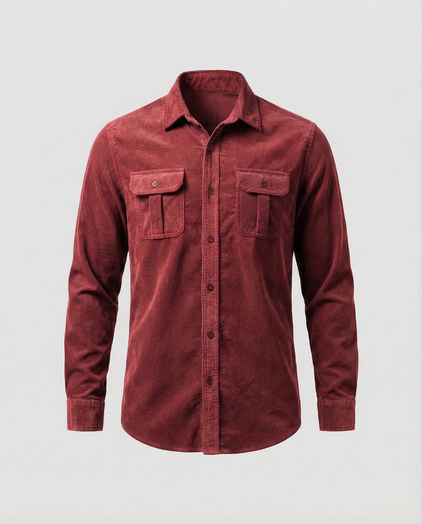 Emmett | Men's Fitted Collared Long Sleeve Dress Shirt