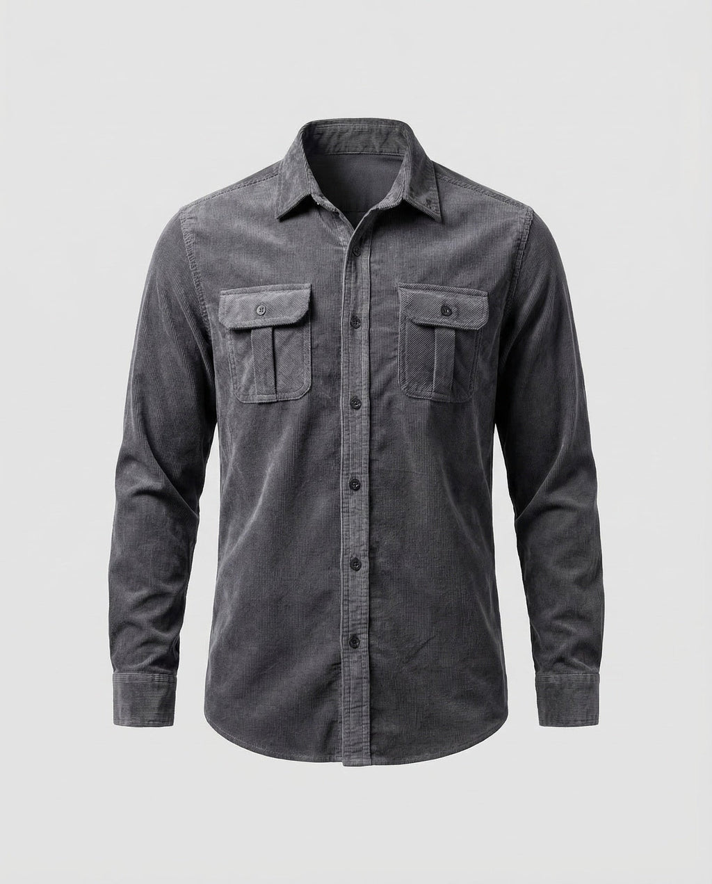 Emmett | Men's Fitted Collared Long Sleeve Dress Shirt