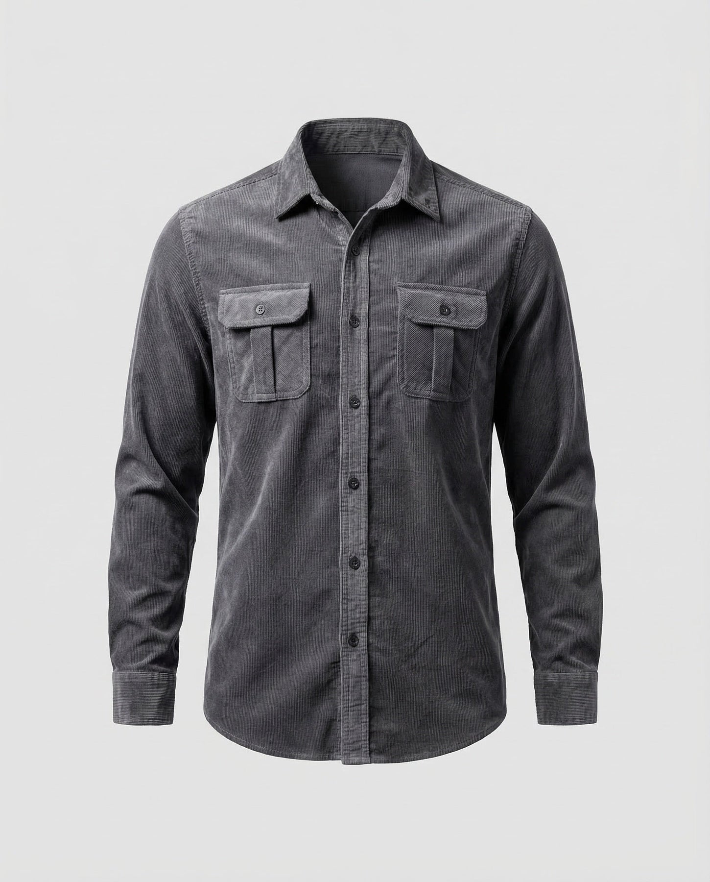Emmett | Men's Fitted Collared Long Sleeve Dress Shirt