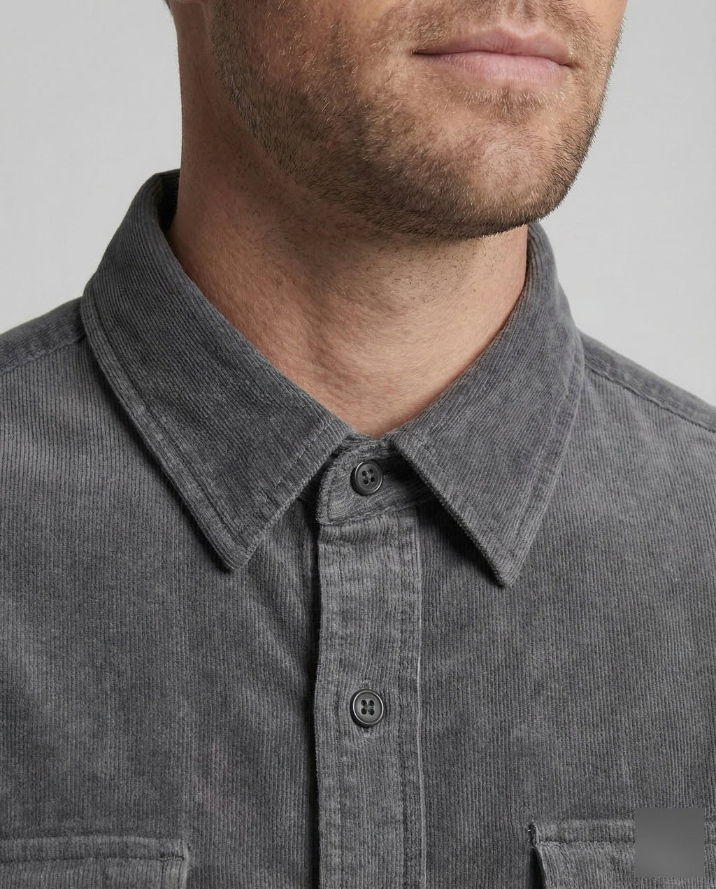Emmett | Men's Fitted Collared Long Sleeve Dress Shirt