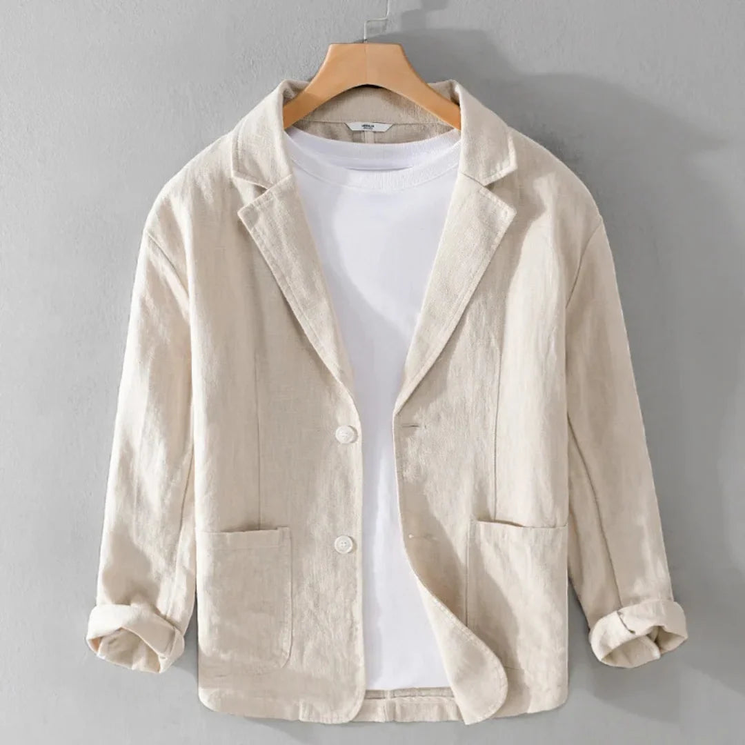 Erasmus | Men’s Button Front Long Sleeve Collared Shirt