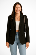 Cecelia | Women’s Button Front Long Sleeve Blazer