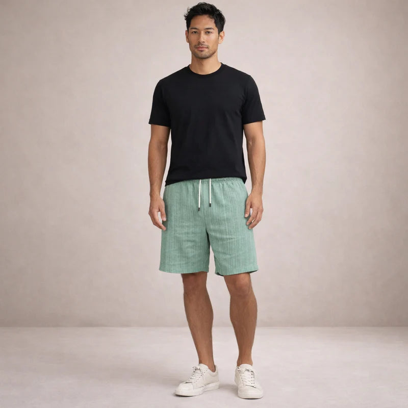 Everardo | Men's Drawstring Pull-On Mid-Length Shorts