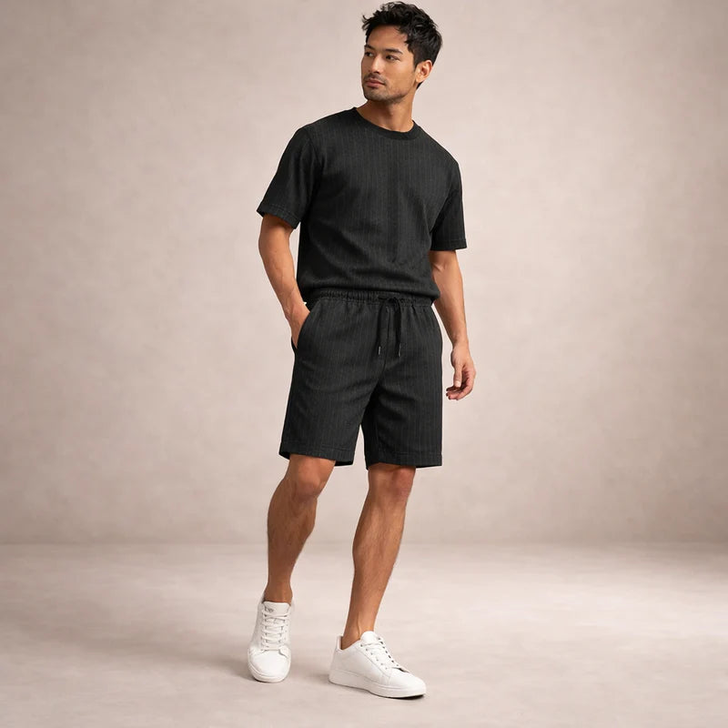 Everardo | Men's Drawstring Pull-On Mid-Length Shorts