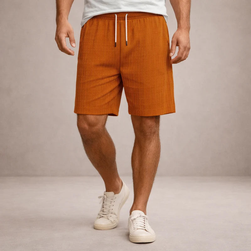 Everardo | Men's Drawstring Pull-On Mid-Length Shorts