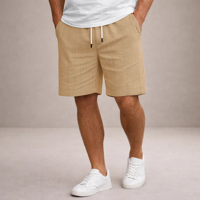 Everardo | Men's Drawstring Pull-On Mid-Length Shorts