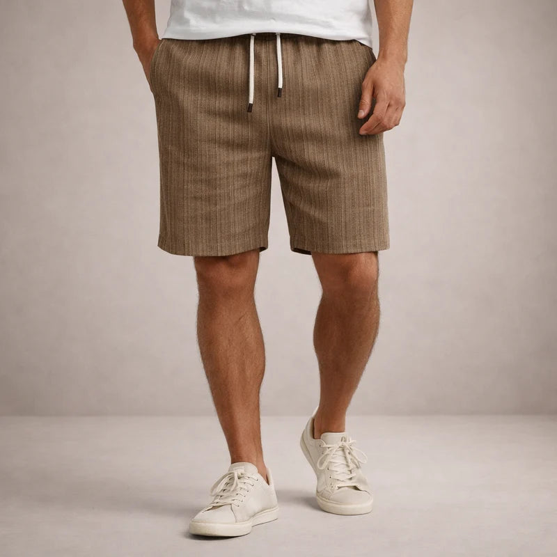 Everardo | Men's Drawstring Pull-On Mid-Length Shorts