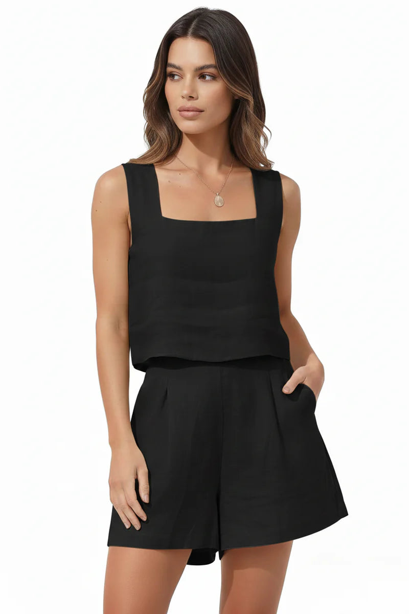 Evie | Women’s Sleeveless Two Piece Summer Set