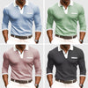 Ezekiel | Men's Long Sleeve Turn Down Collar Polo Shirt