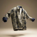 Fernando | Men’s Pattern Button Front Long Sleeve Jacket