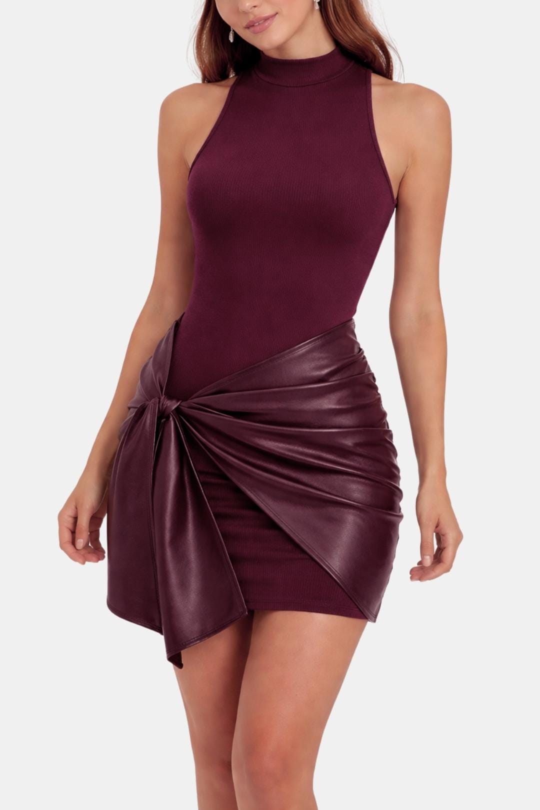 Francesca | Women's Fitted Sleeveless Bodycon Mini Dress
