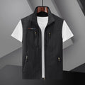 Francisco | Men’s Zip Up Collared Utility Pocket Vest