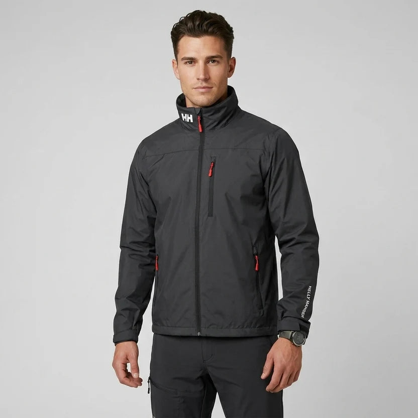 Gabriel | Men's High Neck Zip Front Windbreaker Jacket