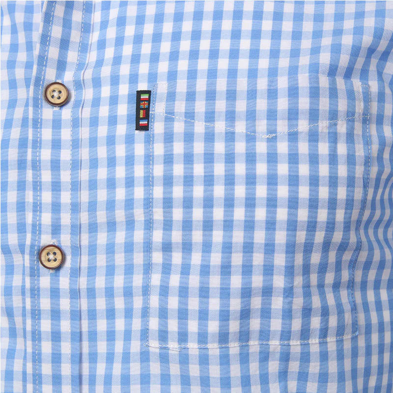 Garson | Men's Checkered Pattern Long Sleeve Dress Shirt