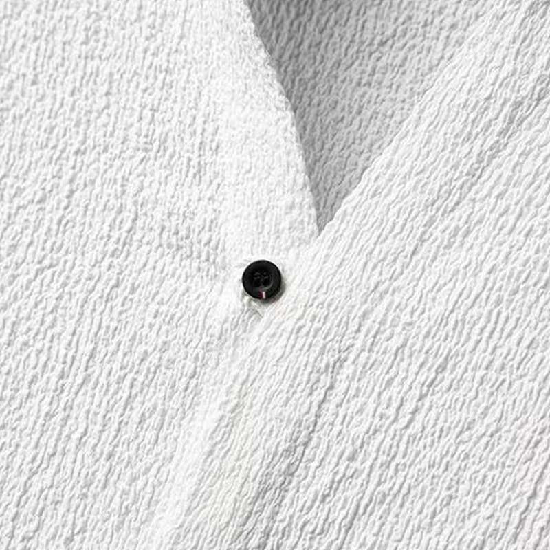 Garvin | Men's Drawstring Button Front Collared Two Piece Set