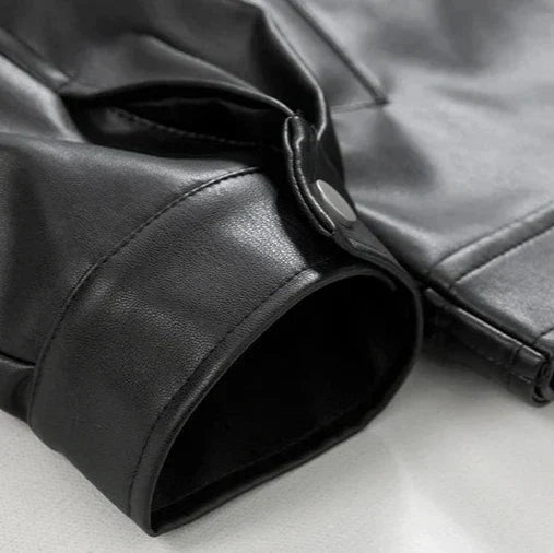 Gavan | Men’s Zip Front Long Sleeve Turn Down Collar Jacket