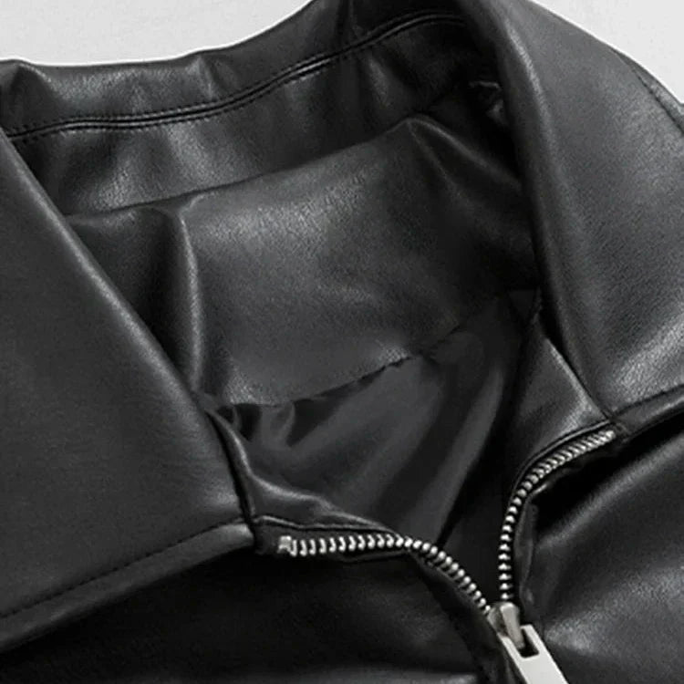 Gavan | Men’s Zip Front Long Sleeve Turn Down Collar Jacket