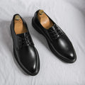 Geoffrey | Men's Gloss Lace-Up Black Dress Shoes