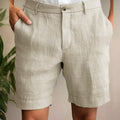 Geraldo | Men's Button Front Relaxed Fit Summer Shorts