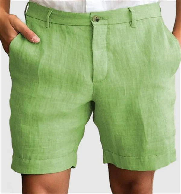 Geraldo | Men's Button Front Relaxed Fit Summer Shorts
