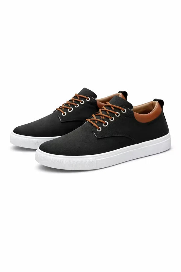 Gereon | Men’s Low Top Lace Up Closed Toe Walking Sneakers