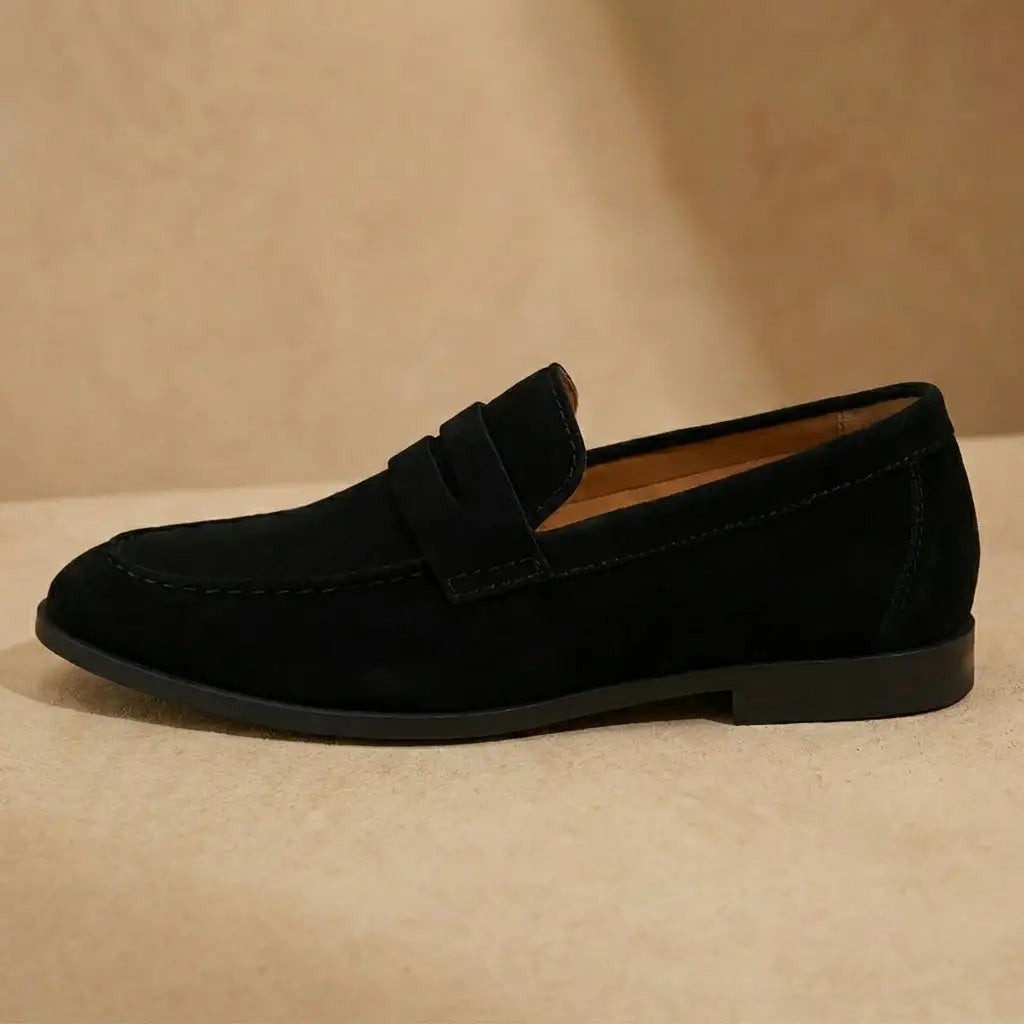 Giovanni | Men’s Round Toe Slip On Penny Dress Loafers
