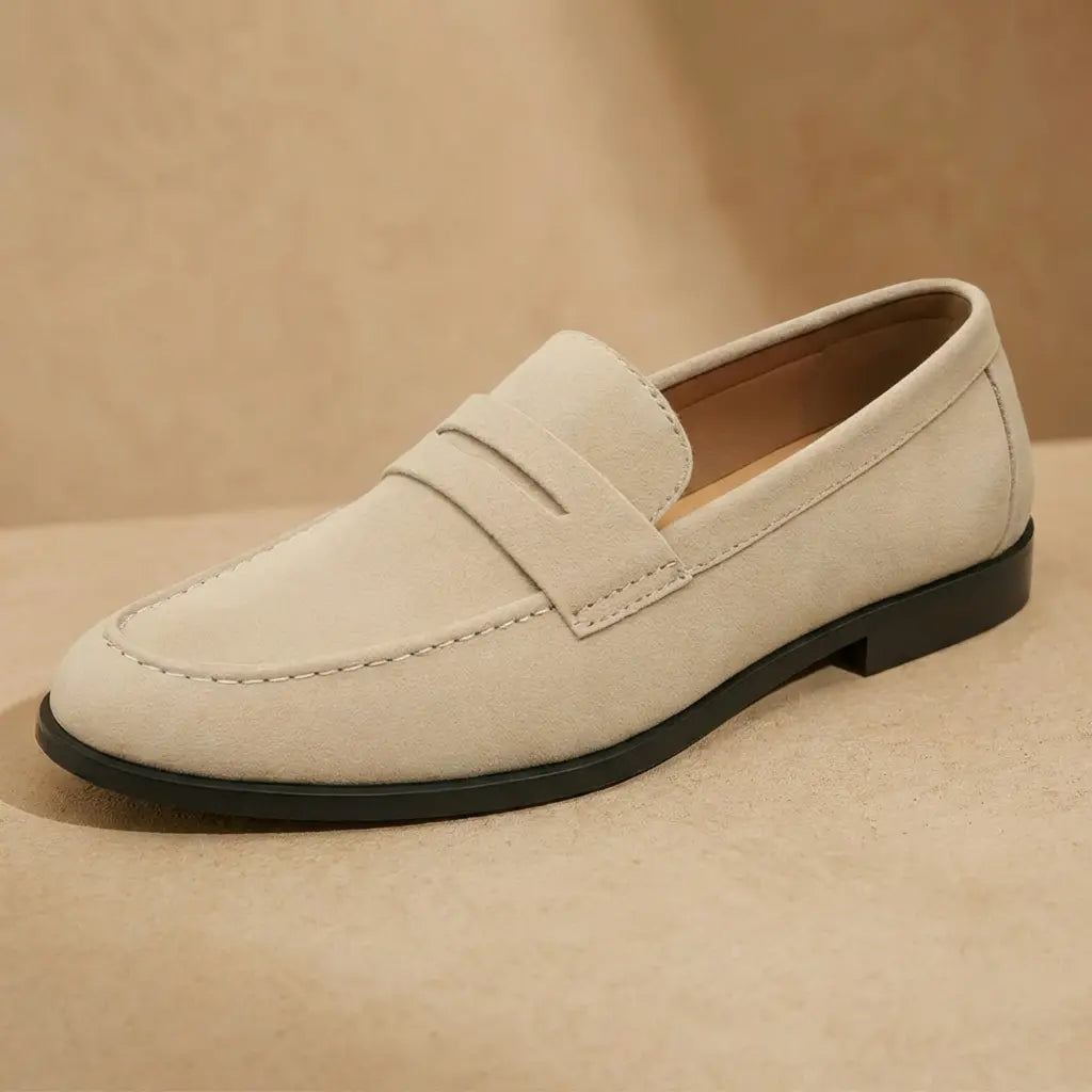Giovanni | Men’s Round Toe Slip On Penny Dress Loafers