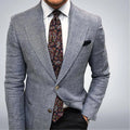 Graham | Men's Single Breasted Button Front Long Sleeve Jacket