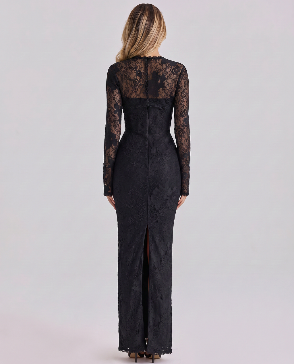 Hadley | Women's Long Sleeve Sweetheart Neck Wedding Guest Dress