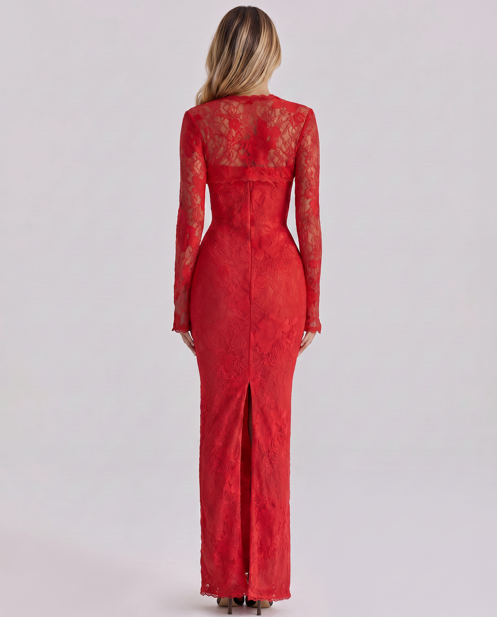 Hadley | Women's Long Sleeve Sweetheart Neck Wedding Guest Dress