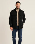 Hampton | Men’s Long Sleeve Button Front Pocket Jacket