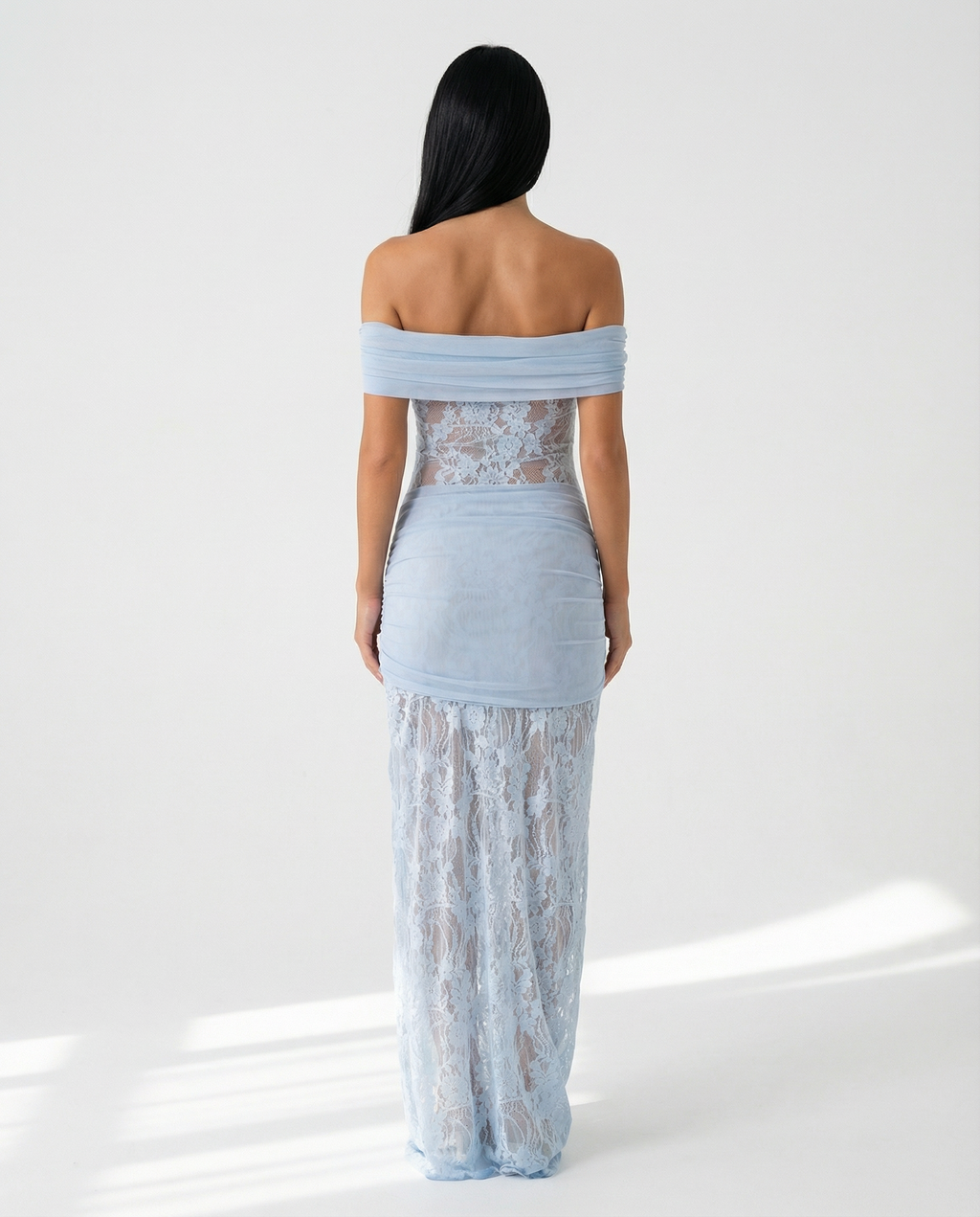 Harper | Women's Fitted Off Shoulder Wedding Guest Dress