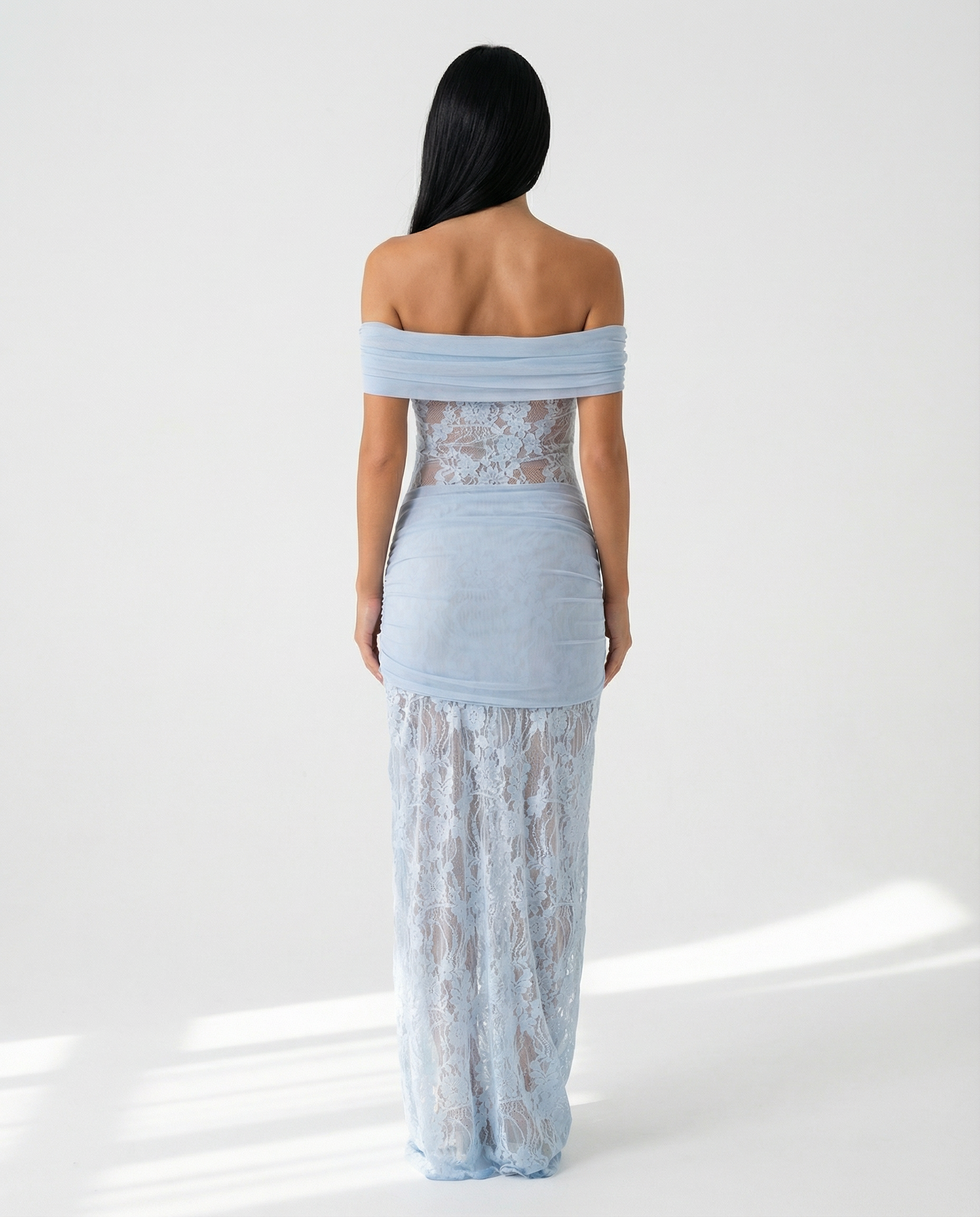 Harper | Women's Fitted Off Shoulder Wedding Guest Dress