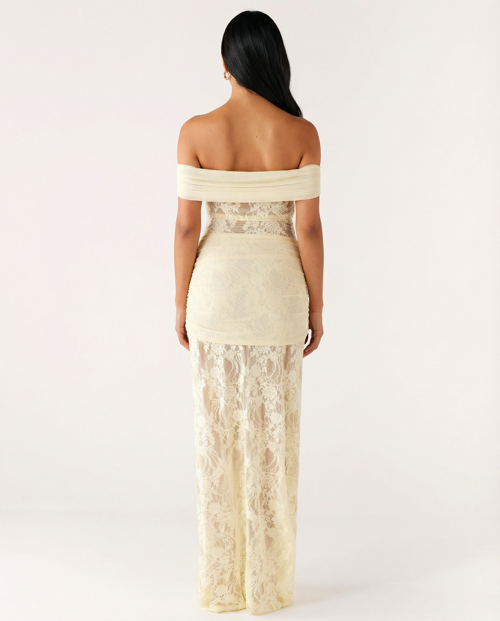 Harper | Women's Fitted Off Shoulder Wedding Guest Dress