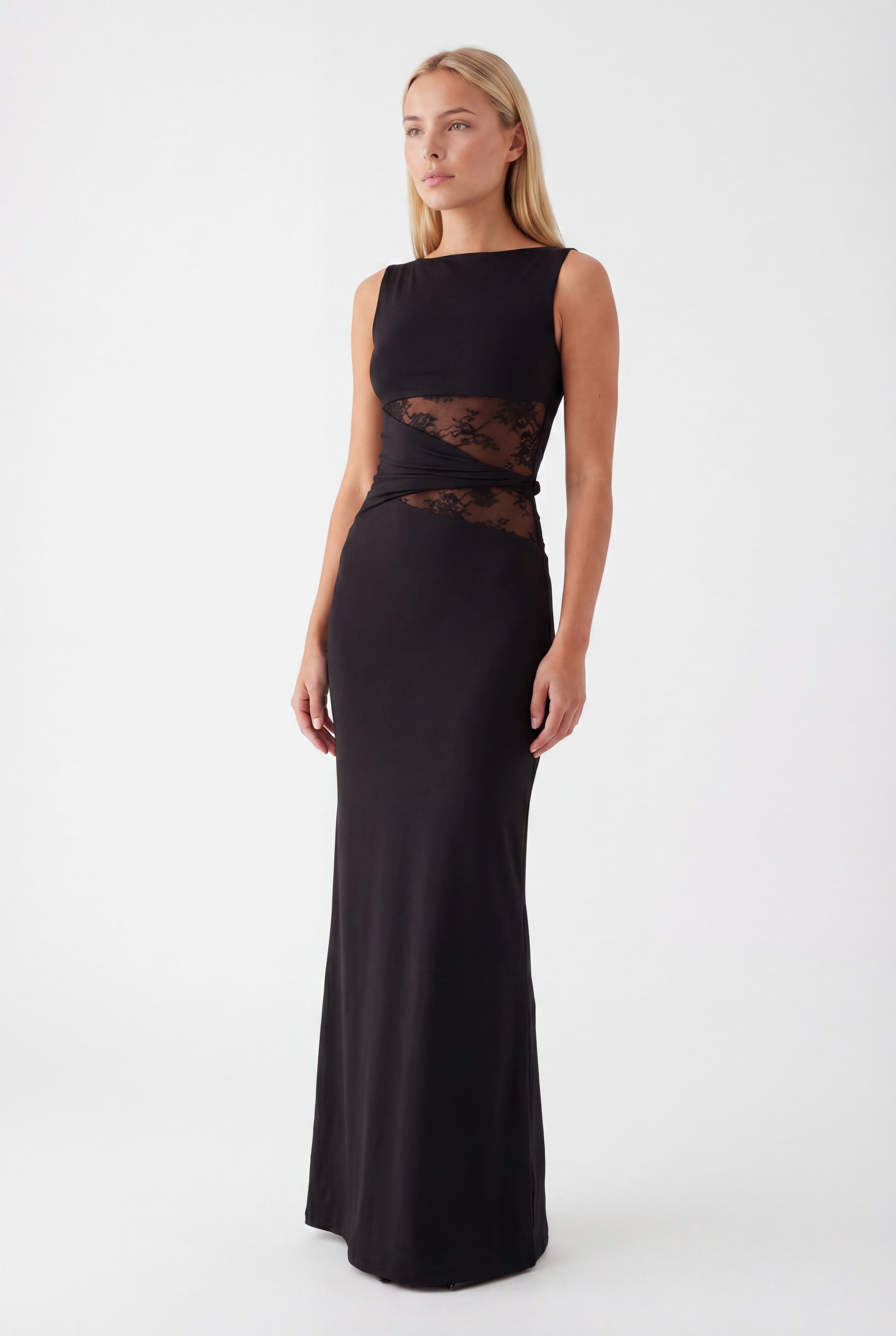 Harriet | Women's Round Neck Sleeveless Wedding Guest Dress