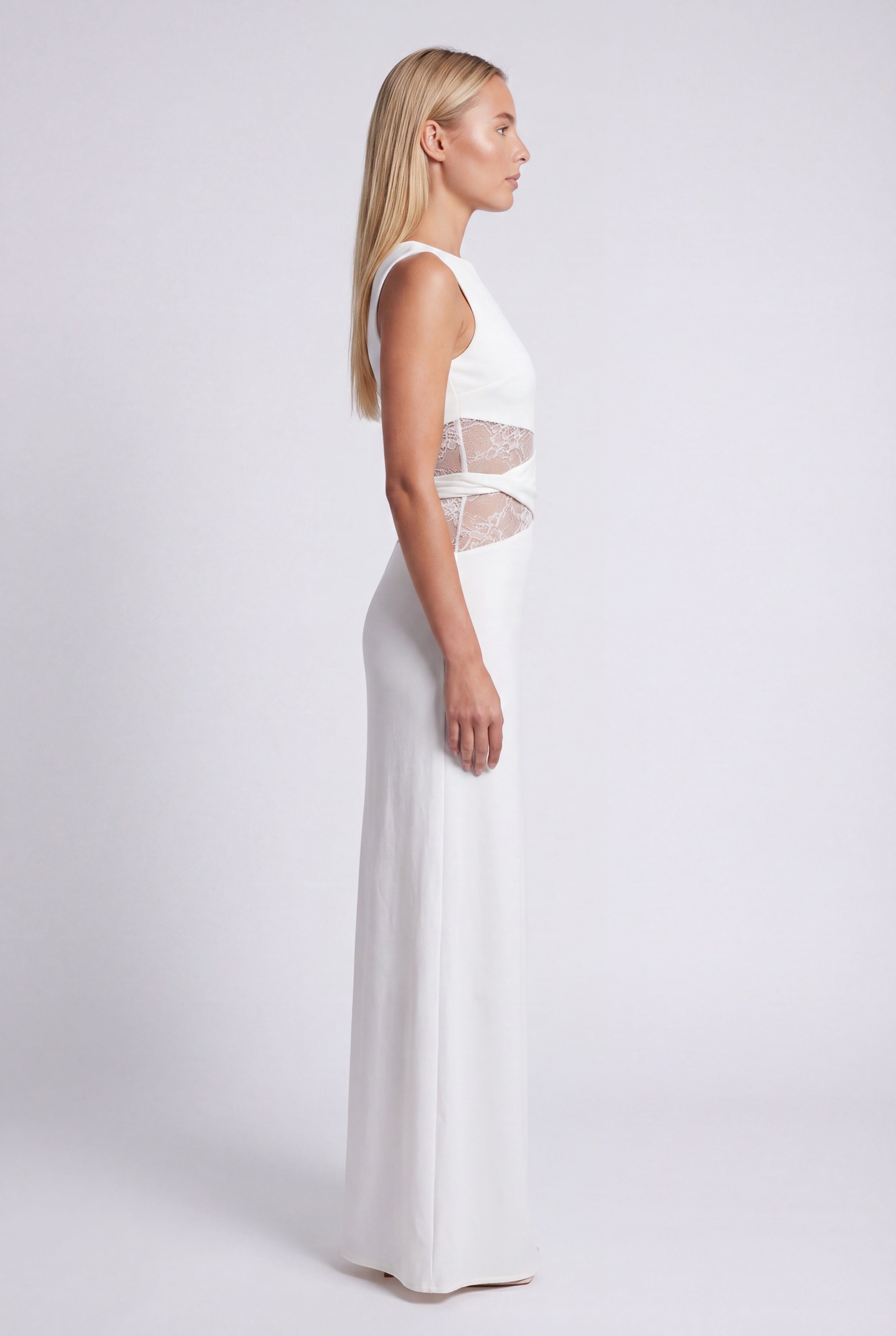 Harriet | Women's Round Neck Sleeveless Wedding Guest Dress