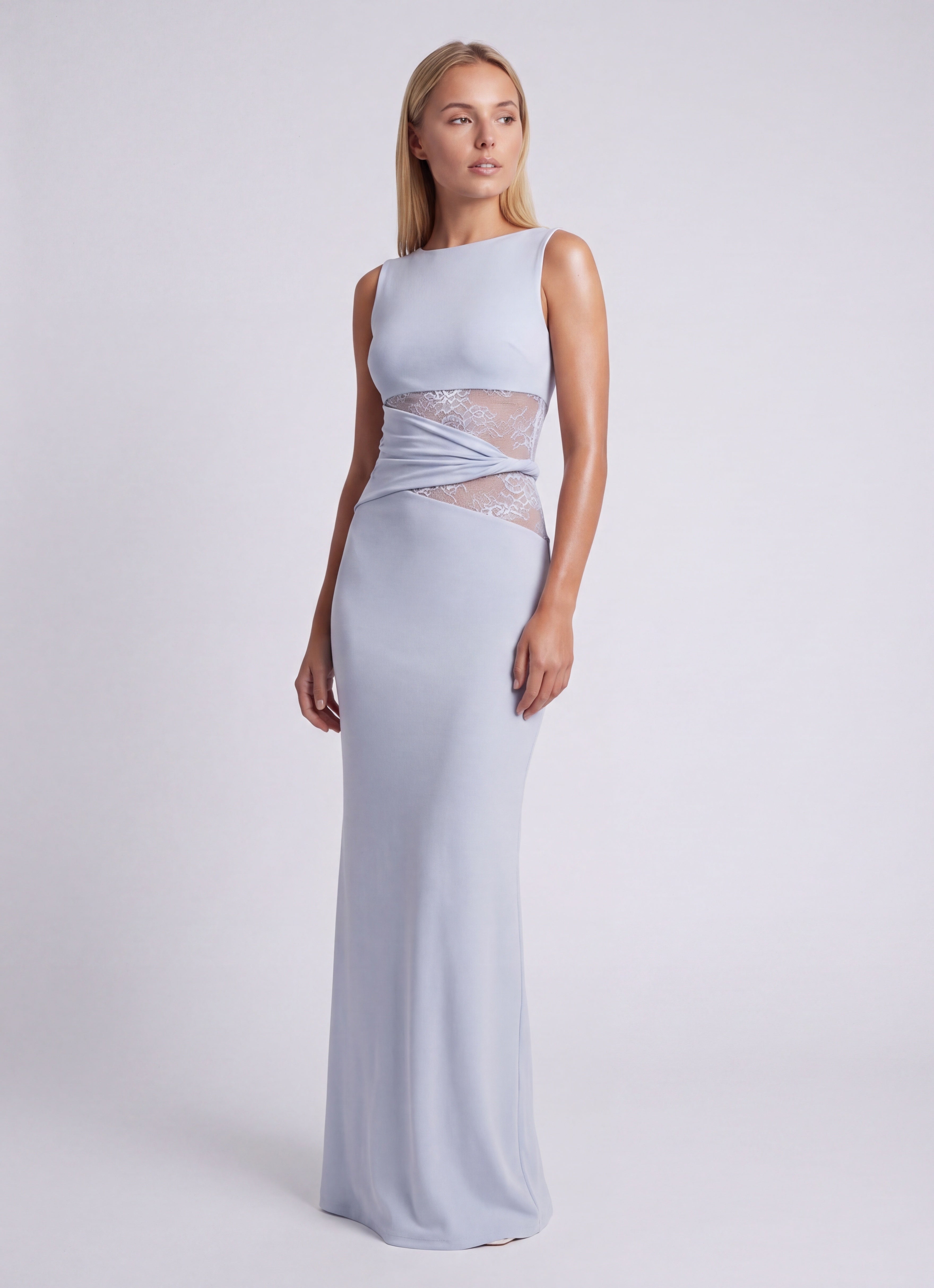 Harriet | Women's Round Neck Sleeveless Wedding Guest Dress