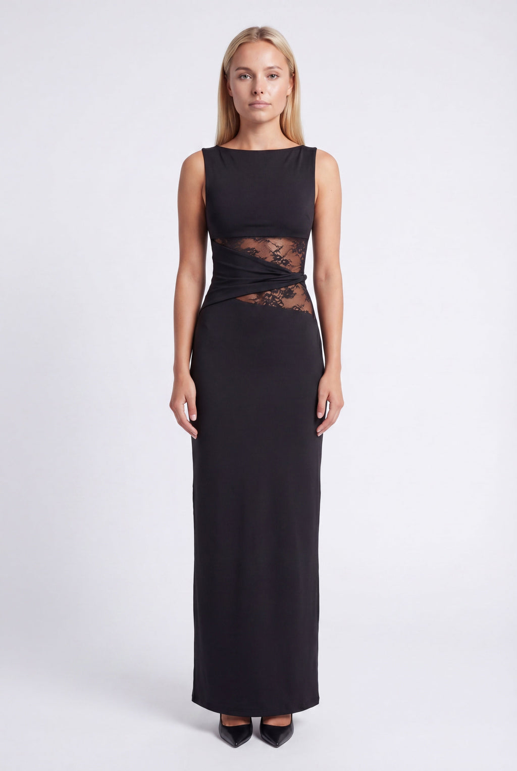 Harriet | Women's Round Neck Sleeveless Wedding Guest Dress