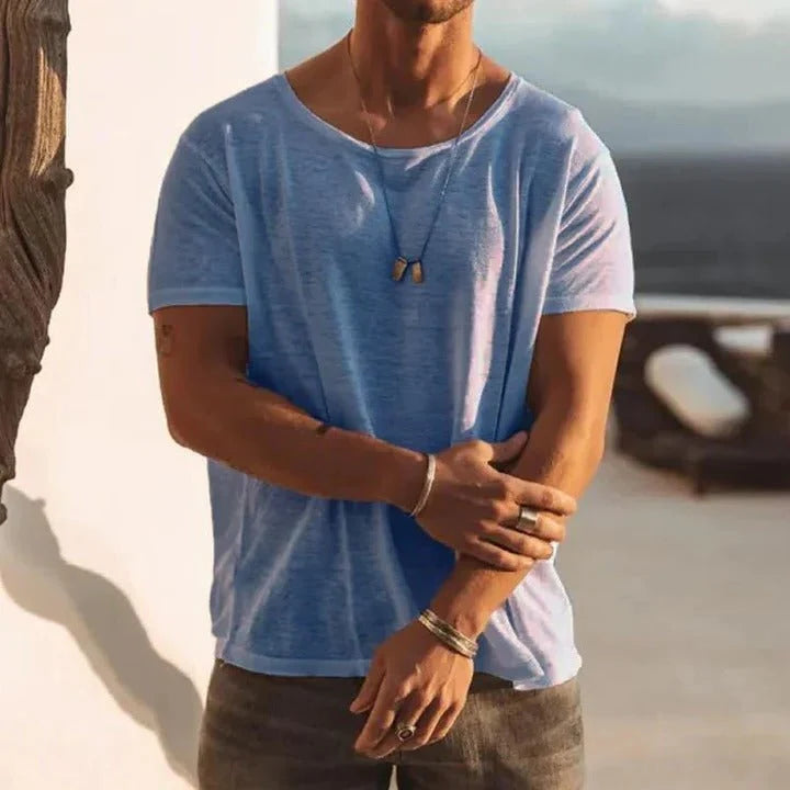 Hendrix | Men’s Short Sleeve Round Neck Summer T Shirt