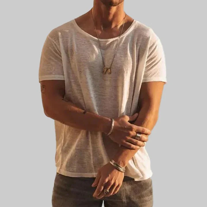Hendrix | Men’s Short Sleeve Round Neck Summer T Shirt