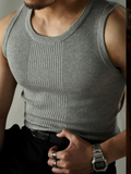 Henry | Men’s Scoop Neck Sleeveless Fitted Tank Top