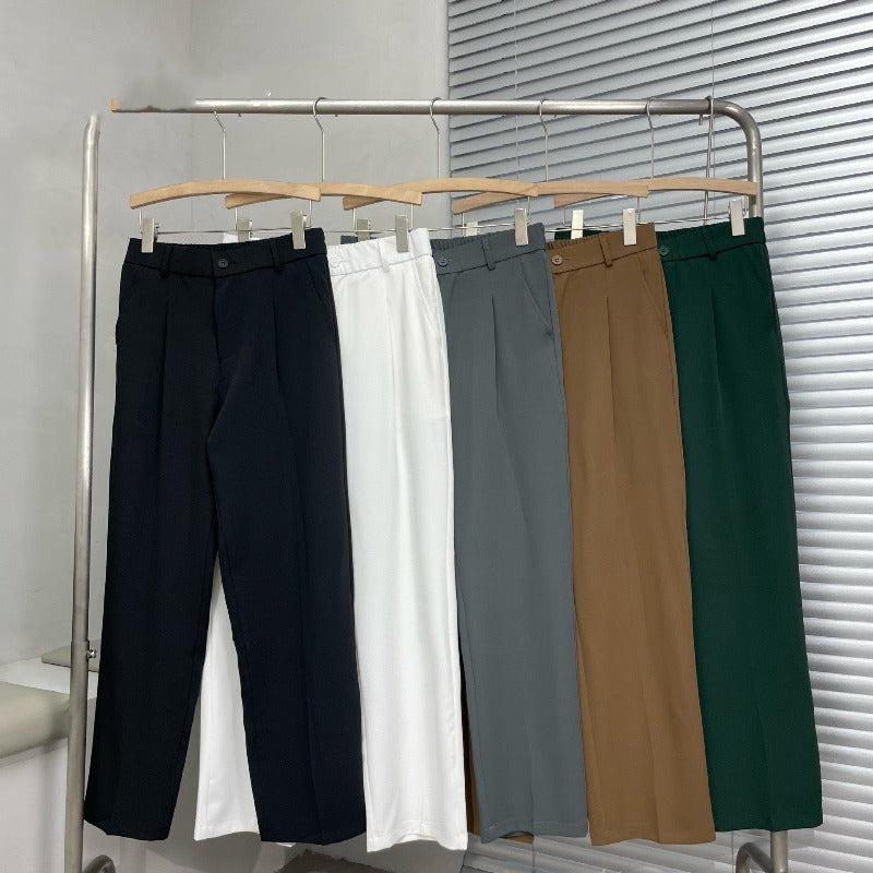 Henry | Men's Wide Leg Pleated Dress Pants