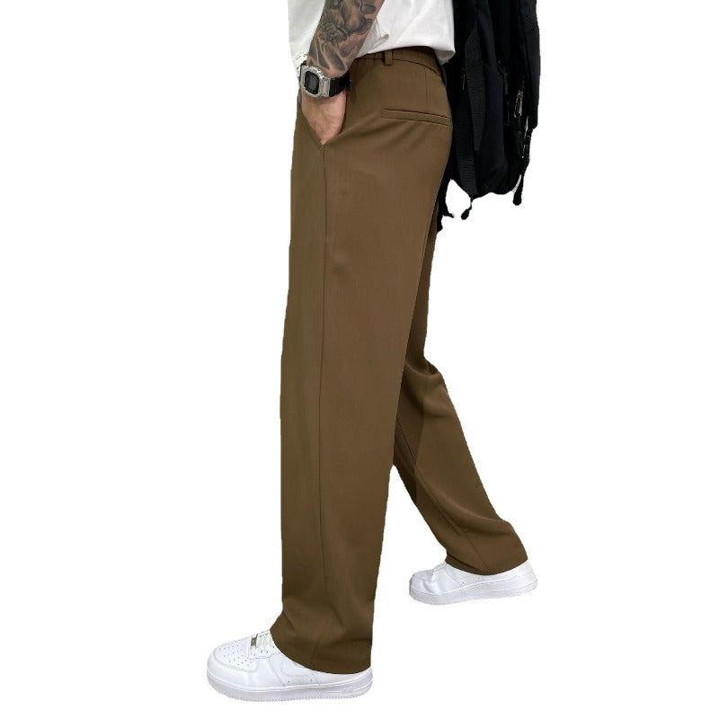 Henry | Men's Wide Leg Pleated Dress Pants