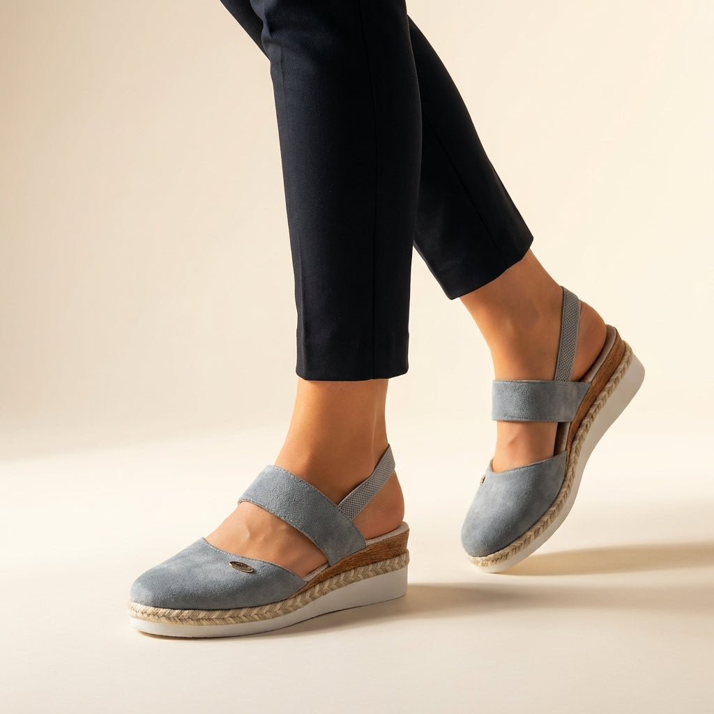 Hortense | Women's Closed Toe Slip-On Platform Sandals