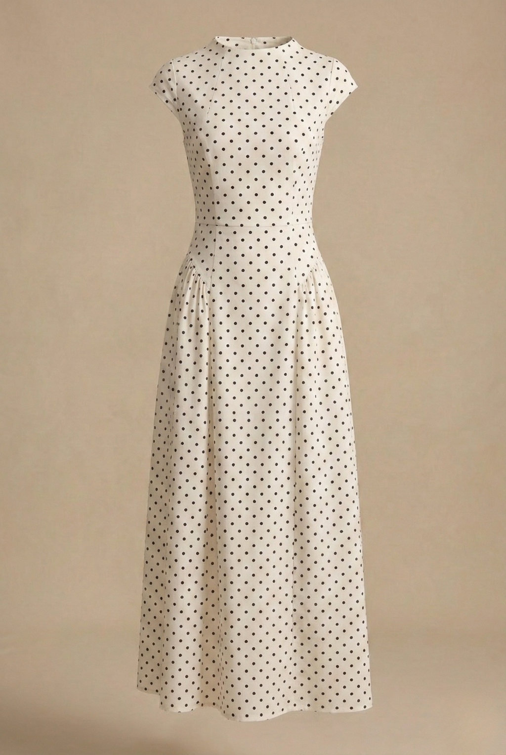 Imogen | Women's Pleated A Line Polka Dot Wedding Guest Dress